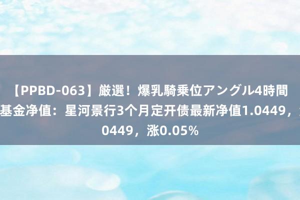 【PPBD-063】厳選！爆乳騎乗位アングル4時間 7月26日基金净值：星河景行3个月定开债最新净值1.0449，涨0.05%