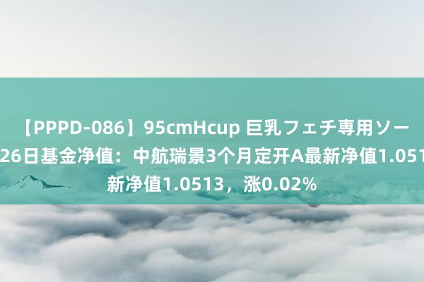 【PPPD-086】95cmHcup 巨乳フェチ専用ソープ SARA 7月26日基金净值：中航瑞景3个月定开A最新净值1.0513，涨0.02%