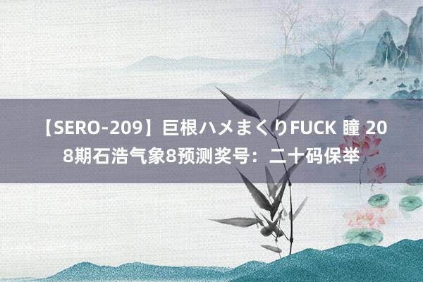 【SERO-209】巨根ハメまくりFUCK 瞳 208期石浩气象8预测奖号：二十码保举