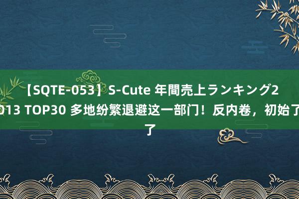 【SQTE-053】S-Cute 年間売上ランキング2013 TOP30 多地纷繁退避这一部门！反内卷，初始了