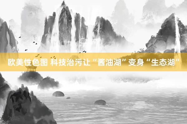 欧美性色图 科技治污让“酱油湖”变身“生态湖”