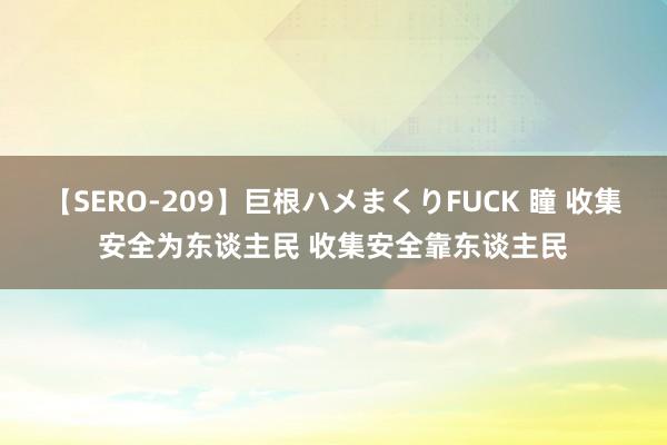 【SERO-209】巨根ハメまくりFUCK 瞳 收集安全为东谈主民 收集安全靠东谈主民