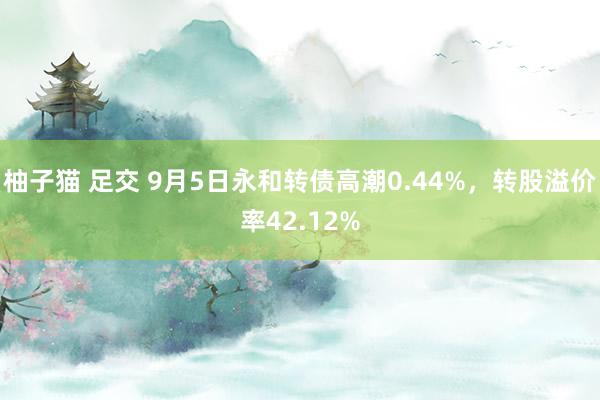 柚子猫 足交 9月5日永和转债高潮0.44%，转股溢价率42.12%